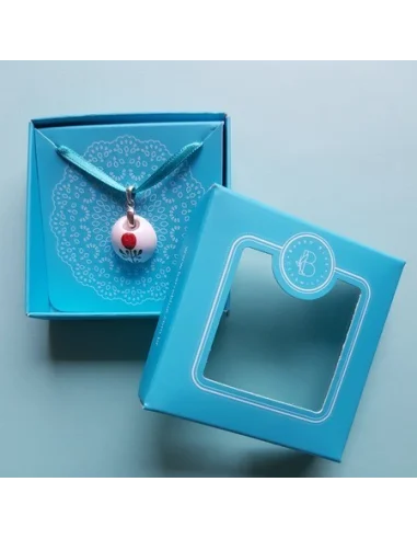 Colar Difusor Rosa Vermelha (prata) | SerEssencial - Aromaterapia