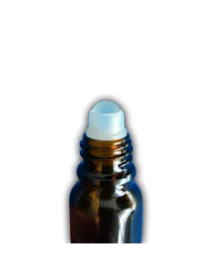   Frasco em vidro escuro 5ml com tampa roll-on. Para azamzenar e levar sempre consigo as suas próprias misturas de óleos essenciais.   