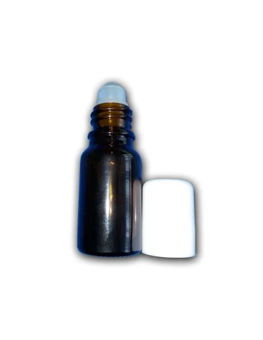 Frasco Vidro 30ml com tampa Roll-on inox