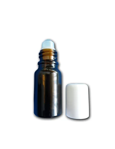 Frasco em vidro ambar Roll-on 20ml | SerEssencial - Aromaterapia