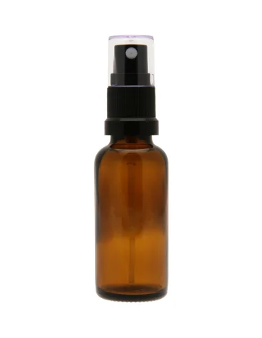 Frasco Vidro Âmbar 20ml Spray | Ser Essencial Aromaterapia