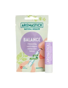   O Aromastick Balance é um inalador de aromaterapia que contém uma mistura harmonizadora de óleos essenciais que   ajuda a manter o equilíbrio emocional e o bem-estar.  