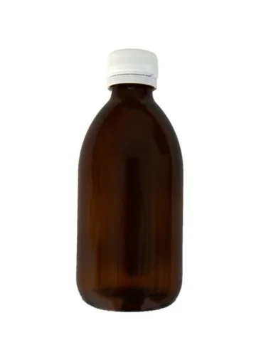   Frasco vazio de 100ml em vidro âmbar com tampa de rosca inviolável na cor branca.  Ideal para as suas receitas DIY de produtos de limpeza e bebidas (xaropes), etc.! 