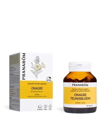 Óleo de Onagra em Cápsulas Pranarom | Ser Essencial Aromaterapia