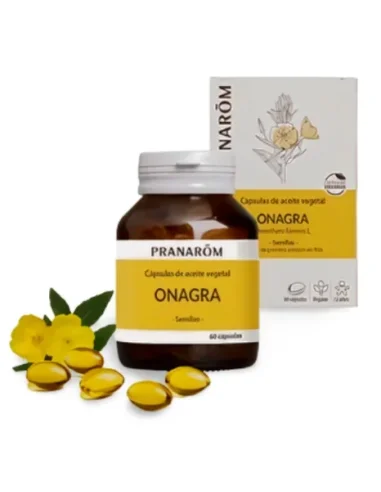 Óleo de Onagra em Cápsulas Pranarom | Ser Essencial Aromaterapia