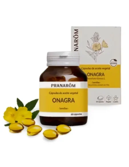 Óleo de Onagra em Cápsulas Pranarom | Ser Essencial Aromaterapia